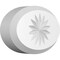 Ekena Millwork Standard Dalton Flower Rosette With Beveled Edge, 4"W x 2 3/4"H x 1"P ROSP040X028X100DAL10 - alternate 1